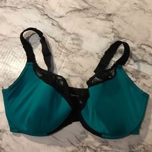 Teal and Lace Bra